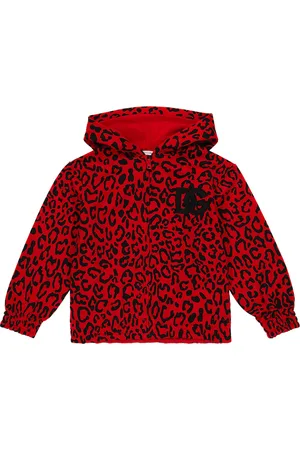 Dolce & Gabbana Leopard-print cotton jersey hoodie