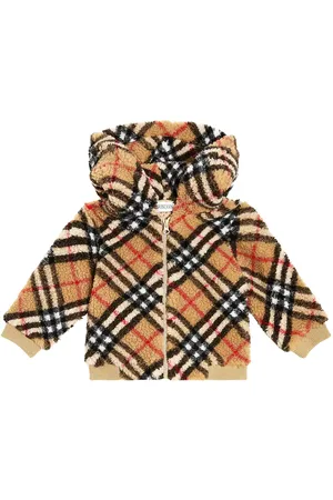 Burberry Baby Burberry Check teddy jacket
