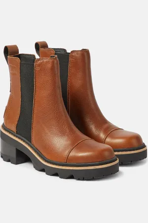 sorel Joan Now leather Chelsea boots