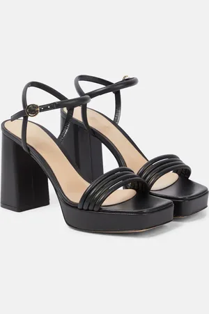 Gianvito Rossi Lena 95 leather mules