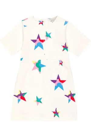 Stella McCartney Printed cotton twill dress