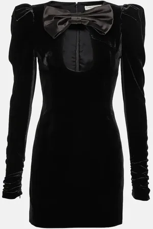 Alessandra Rich Cutout velvet minidress