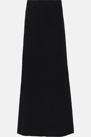 ANN DEMEULEMEESTER Virgin wool maxi skirt