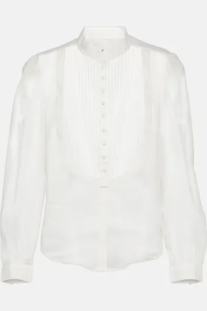 Isabel Marant Balesa cotton and silk shirt
