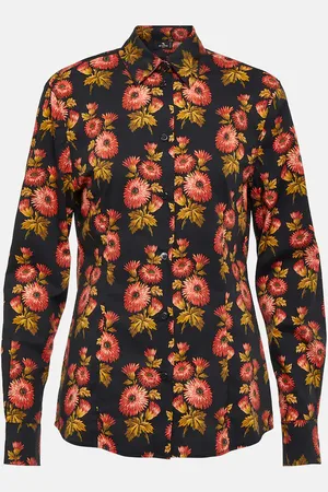 Etro Floral cotton-blend shirt