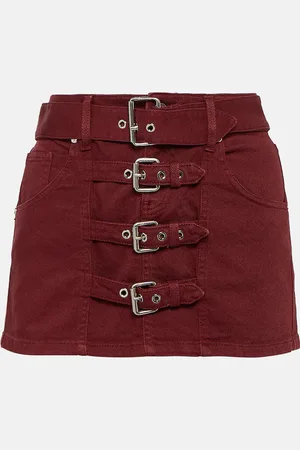 BLUMARINE Denim miniskirt