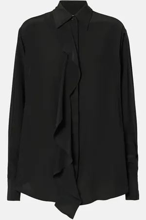 Victoria Beckham Ruffled silk blouse