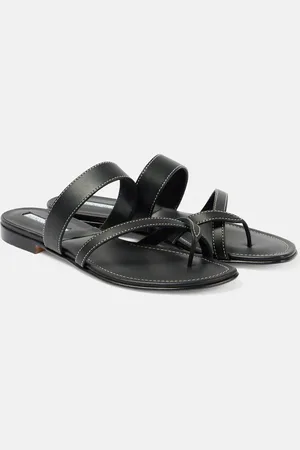 Manolo Blahnik Susacru leather thong sandals
