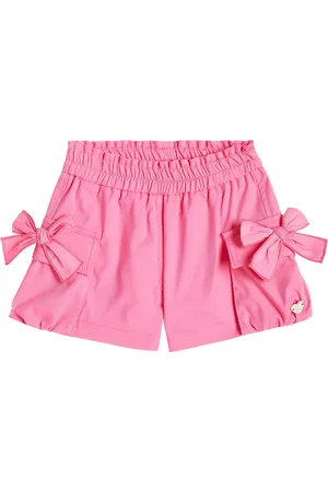 MONNALISA Baby Batavia cotton-blend cargo shorts