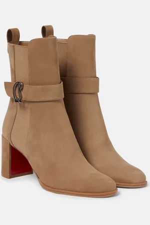 Christian Louboutin CL Chelsea Booty suede ankle boots