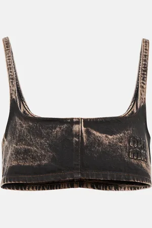 Miu Miu Denim bralette
