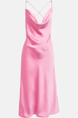 Norma Kamali Satin midi dress