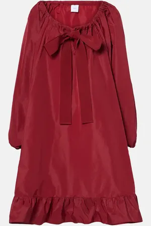 Patou Frill ruffled midi dress