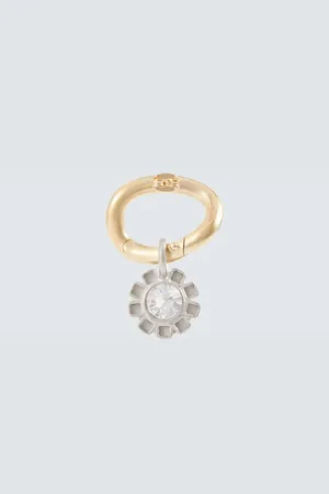 Maison Margiela Embellished brass single earring
