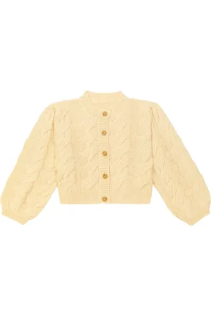 MORLEY Tilda cable-knit wool-blend cardigan