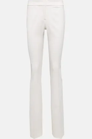 BLUMARINE Mid-rise slim pants