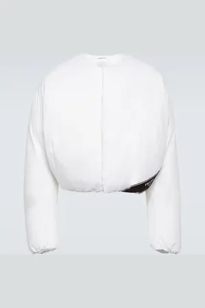 Prada Cropped cotton down jacket