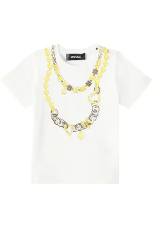 VERSACE Printed cotton T-shirt