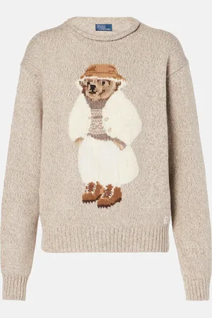 Ralph Lauren Polo Bear intarsia cotton sweater