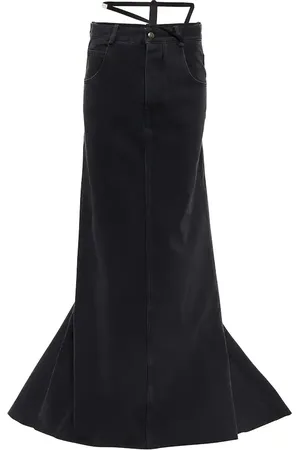 ANN DEMEULEMEESTER Goele denim maxi skirt
