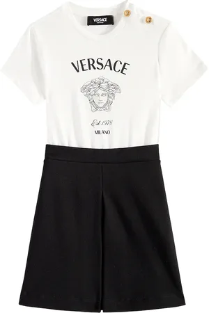 VERSACE Medusa Milano cotton jersey dress