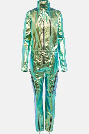 Rick Owens Iridescent slim-leg jumpsuit