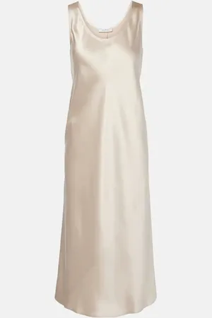 Max Mara Banjo silk satin midi dress