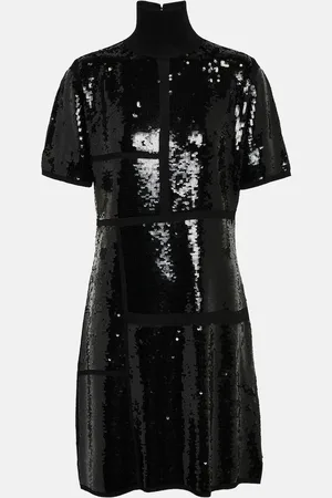 Joseph Sequined wool-blend minidress