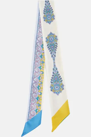 Etro Paisley silk scarf