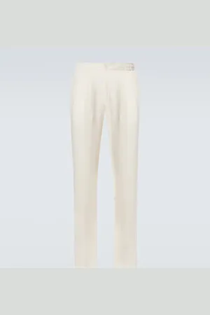 Rubinacci Linen tapered pants
