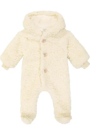 1+ IN THE FAMILY Baby Liam faux shearling onesie