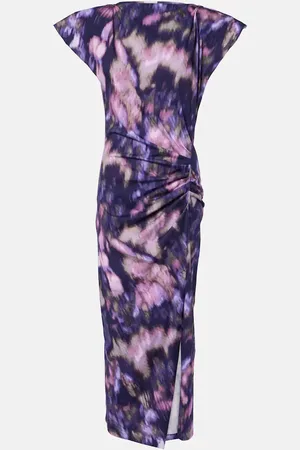 Marant Etoile Nadela printed cotton jersey maxi dress