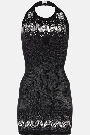 Saint Laurent Jersey minidress