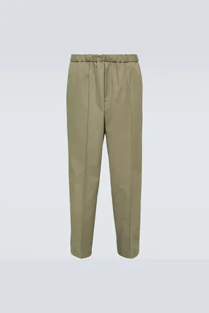 Jil Sander Cotton poplin straight pants