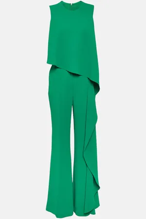 Elie saab Draped wide-leg jumpsuit