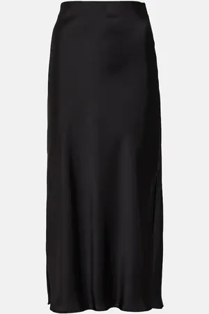 Brunello Cucinelli Satin midi skirt