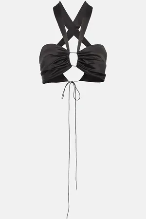 The Sei Silk satin bra top