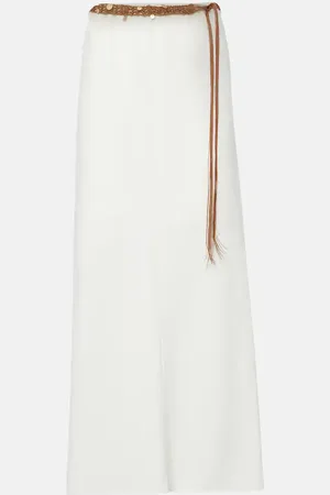 XU ZHI Jersey maxi skirt