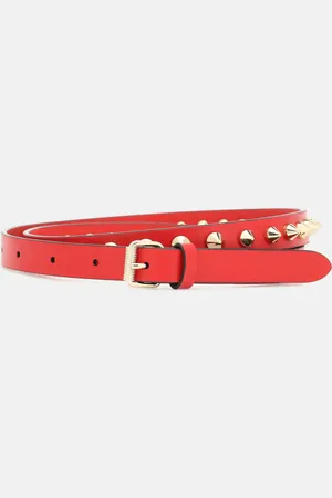Christian Louboutin Loubispikes leather belt