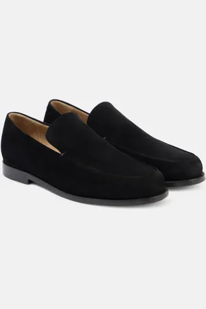 Khaite Alessio suede loafers