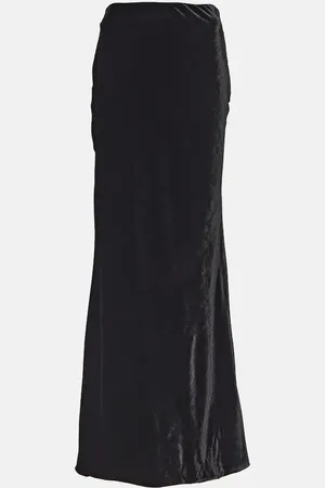 Alessandra Rich High-rise silk-blend maxi skirt