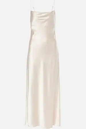 Dorothee Schumacher Sense of Shine silk-blend midi dress