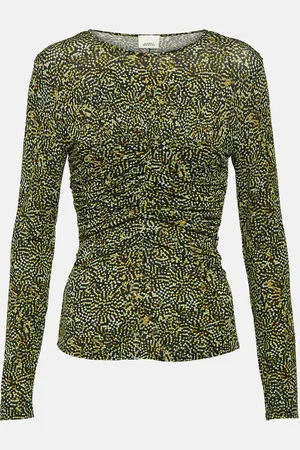 Isabel Marant Jalilagb draped jersey top