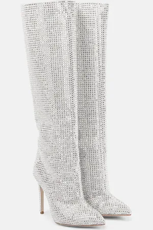 PARIS TEXAS Holly embellished knee-high boots