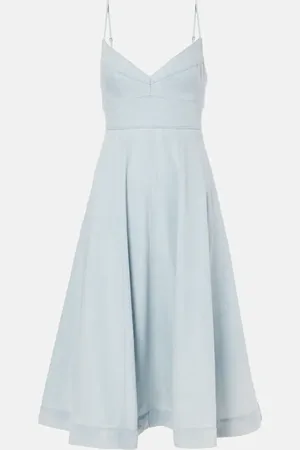 ZIMMERMANN Acacia denim midi dress