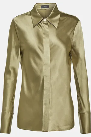 Joseph Brunel silk satin blouse