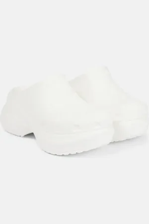 Balenciaga X Crocs platform slides