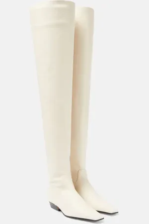 Khaite Marfa leather over-the-knee boots