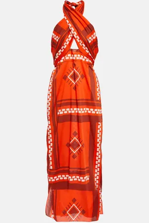 JOHANNA ORTIZ Printed cotton maxi dress