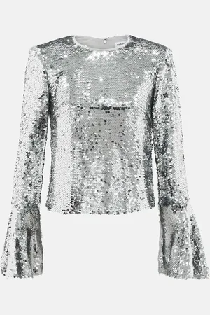Self-Portrait Sequined top